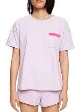 Women's Cotton Holiday NW OCS s.Shirt ss Pajama Top, Violet, 36 Women's Cotton Holiday NW OCS s.Shirt ss Pajama Top, Violet, 36