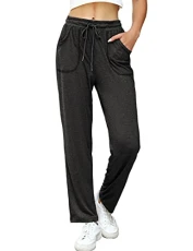 Women's Cotton Joggers Straight Leg Tracksuit Bottoms Activewear Trousers Sweatpants Lounge Wear for Casual Jogging Dark Grey Women's Cotton Joggers Straight Leg Tracksuit Bottoms Activewear Trousers Sweatpants Lounge Wear for Casual Jogging Dark Grey