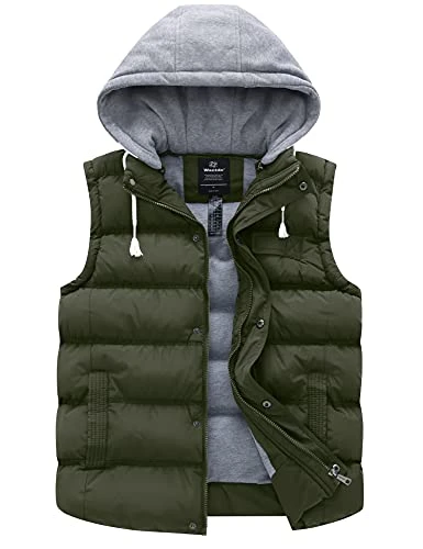 Women's Cotton Sleevless Gilets Spring Outerwear Vest Windproof Body Warmer Vest Hooded Warm Gilets 