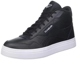 Women's Court Advance Bold HIGH Sneaker, CBLACK/FTWWHT/CBLACK, 6.5 UK