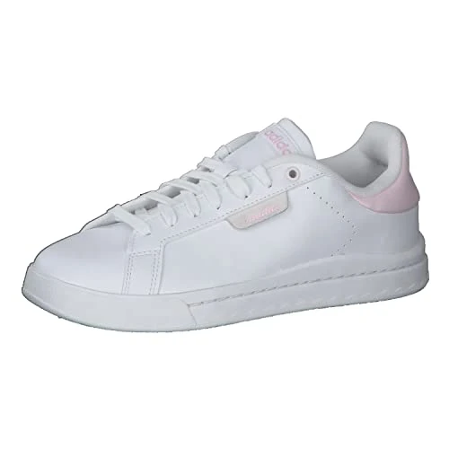 Women's Court Silk Shoes Sneaker, Cloud White/Cloud White/Almost Pink, 4.5 UK