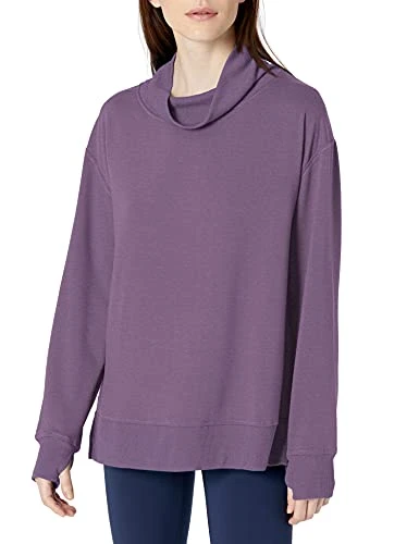 Women's Cowl Neck Tunic, Vintage Violet, Small