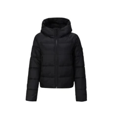 Womens Cozy Padded Jacket Black XL Womens Cozy Padded Jacket Black XL