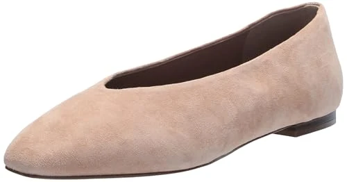 Women's Crane Suede Flat Loafer, Fawn, 8.5 UK