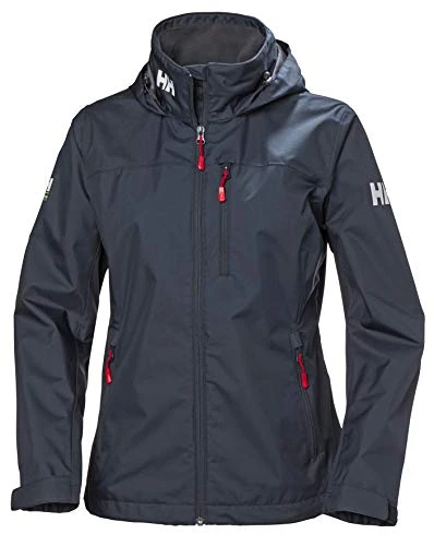 Womens Crew Hooded Midlayer Jacket, M, Navy