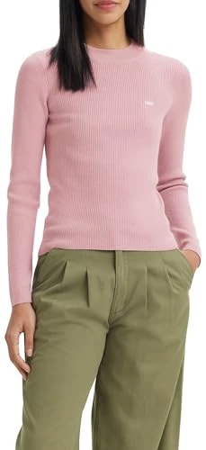 Women's Crew Rib Pullover Sweater, Keepsake Lilac, M