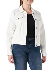 Women's Crlisa Denim Jacket, White, UK 8