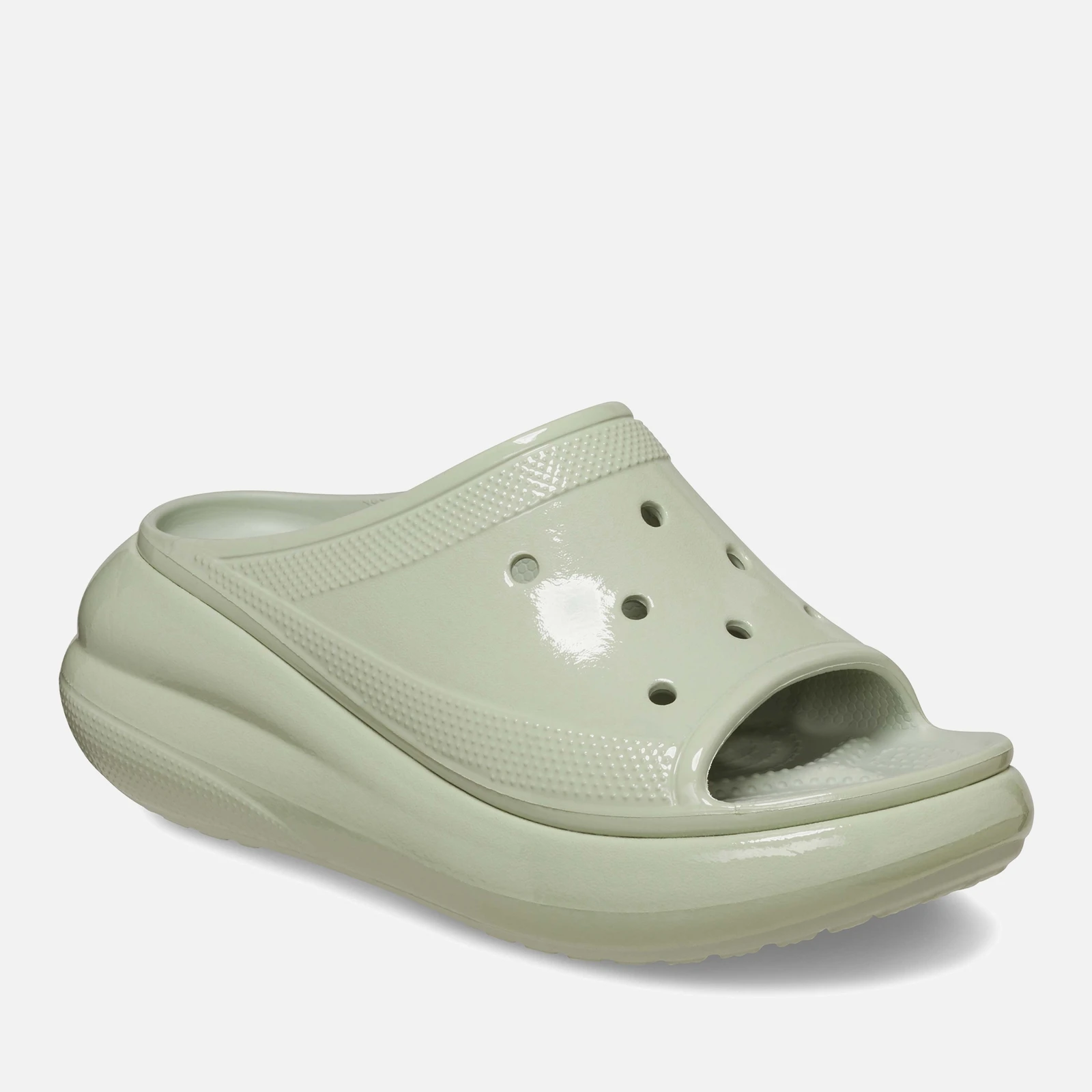 Womens Crush Rubber Sliders - UK M3/W4 - Green