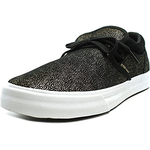 Womens Cuba Black Gold White Skate Shoes