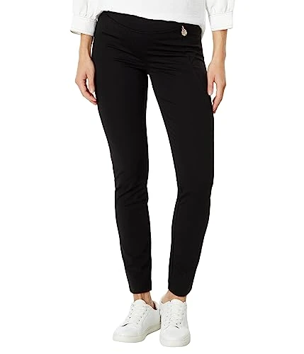 Women's Curvd Seam Ponte PNT Trouser, Black, M