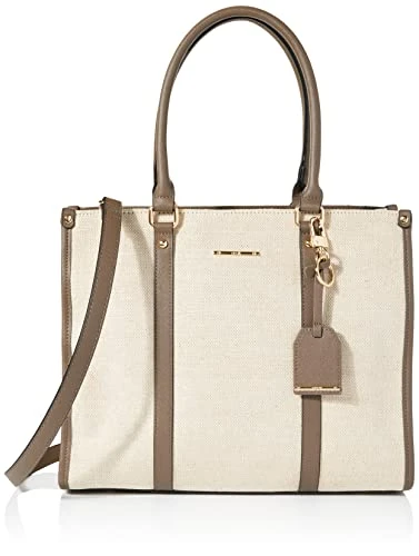 Women's D Ameris M Bag, Natural/Dk Taupe, One Size