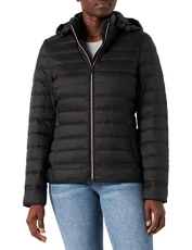 Women's D Jaysen Down Coat, Black, UK 28