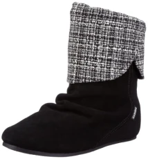 Women's DAKOTA W'S Mid-Calf Suede Leather Boots 4201000265 Black/Silver 542 UK 4.5 Women's DAKOTA W'S Mid-Calf Suede Leather Boots 4201000265 Black/Silver 542 UK 4.5