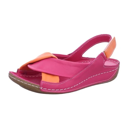 Women's Damen Sandalette Sandal, Magenta Papaya, 6.5 UK