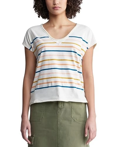 Women's Danique V-Neck Tee, Egret, XL