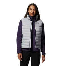 Women's Deloro Down Vest, Glacial, S