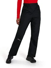 Women's Deluge Waterproof Breathable Overtrousers | Durable | Comfortable Rain Pants, Black, 10 Regular (31 Inches) Women's Deluge Waterproof Breathable Overtrousers | Durable | Comfortable Rain Pants, Black, 10 Regular (31 Inches)