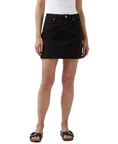 Women's Denim Skirt, Black