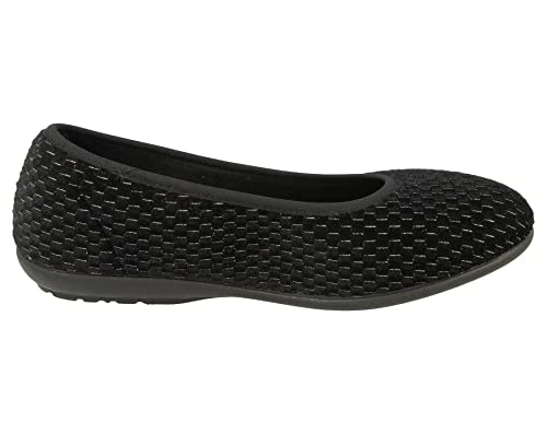 Womens (Derby) 2V Wide Fit in Black UK 5