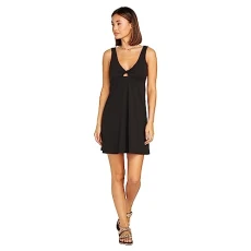 Women's Desert Bunnie Reversible Fit and Flare Knit Mini Dress, Black, L Women's Desert Bunnie Reversible Fit and Flare Knit Mini Dress, Black, L