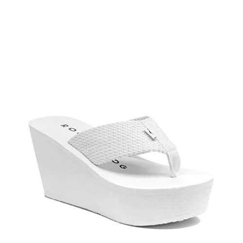 Women's Diver Wedge Sandal, White, 6 UK