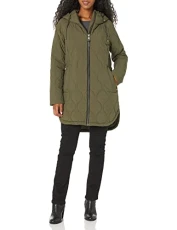 Women's Dl2mpl96-ldn-x-small Quilted Jacket, Loden, XS Women's Dl2mpl96-ldn-x-small Quilted Jacket, Loden, XS