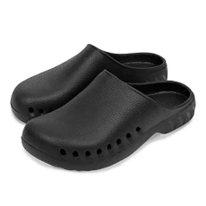 Women's Dovenby Slip-On Ventilated Work Clogs - Black - 6/7 UK