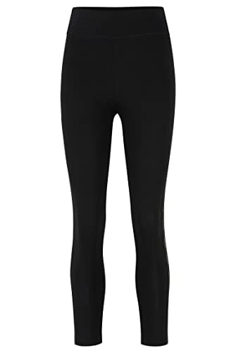 Womens Easy Leggings 1 Stretch-Cotton Slim-fit Leggings with Logo Tape Black