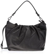 Women's Echtleder Real Leather Shoulder Bag_3-000510, 0000 Schwarz, Normal