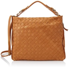 Women's Echtleder Real Leather Shoulder Bag_3-000601, 3000 Cognac, Normal