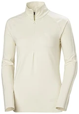 Women's Edge 1/2 Zip Sweater, White, M Women's Edge 1/2 Zip Sweater, White, M