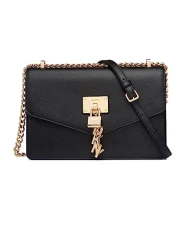 Women's Elissa Lg Shoulder Bag, Black Gold, One Size Women's Elissa Lg Shoulder Bag, Black Gold, One Size