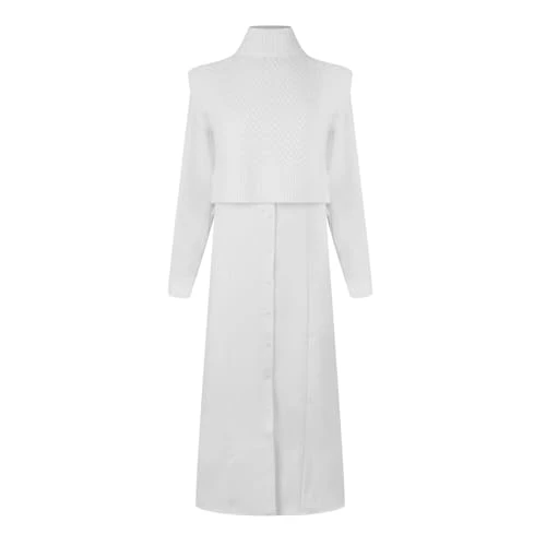 Womens Elsiiey Dress Ivory S