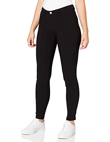 Women's Elva Dixi 5 Pocket Slim Jeans, Black (Black 80001), 18 (Size: 44)