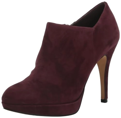 Women's Elvin Platform Bootie Ankle Boot, Petit Sirah, 9.5