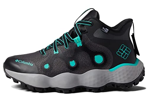 Women's Escape Thrive Endure Hiking Shoe, Black Electric Turquoise, 6 UK