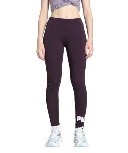 Womens Ess Logo Leggings (S) Tights, Midnight Plum, M EU