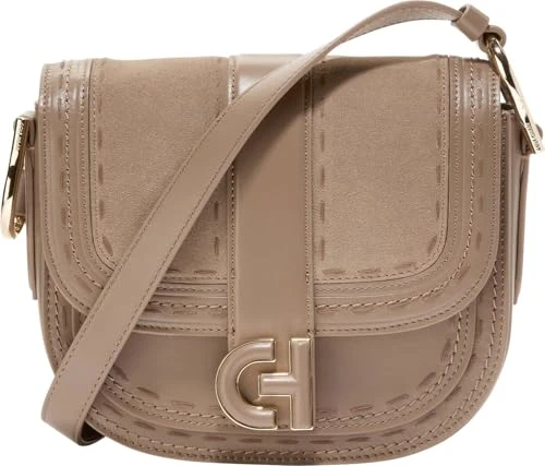 Women's Essential Mini Saddle Bag Shoulder-Handbags, Irish Coffee-Whip, One Size