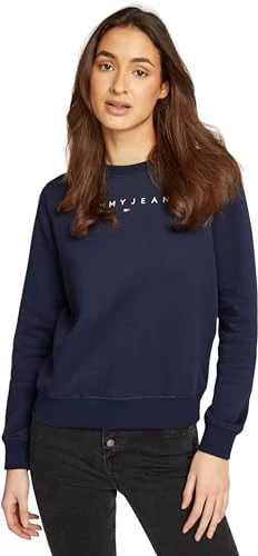 Women’s Essential Regular Fit Crew Neck Sweatshirt, Blue (Dark Night Navy), 4XL