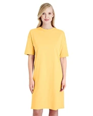 Women's Essential Wear Around Nightshirt, Daffodil Yellow, One Size