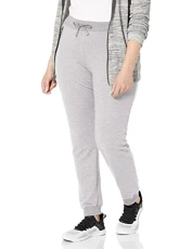 Women's Essentials Around Town Jogger Casual Pants, French Terry Grey Heather, XXL Women's Essentials Around Town Jogger Casual Pants, French Terry Grey Heather, XXL
