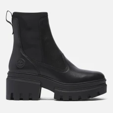 Womens Everleigh Leather Chelsea Boots - Black