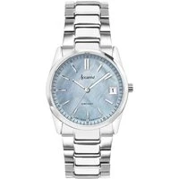 Women's Everyday Blue Dial Watch - Silver