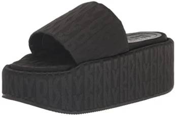 Women's Everyday Vyra-Platform Slid Sandal, Blk/Blk Combo, 8 UK