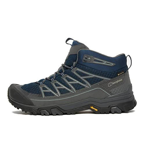 Women’s Expanse Mid GORE-TEX Walking Boots with High Traction Vibram Sole & Cushioned Footbed (Blu