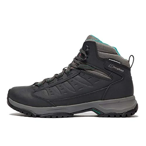 Women's Expeditor Ridge 2.0 Waterproof Walking Boots | Breathable | Extra Cushion, Black/Dark Grey, 