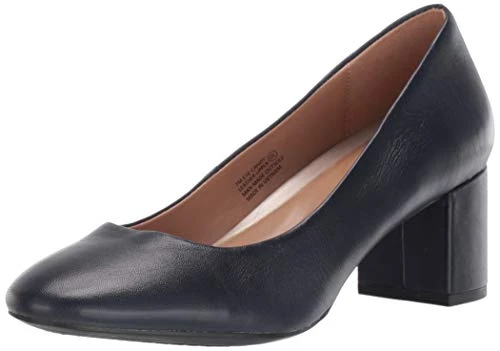 Women's Eye Candy Pump, Navy Leather, 7 UK