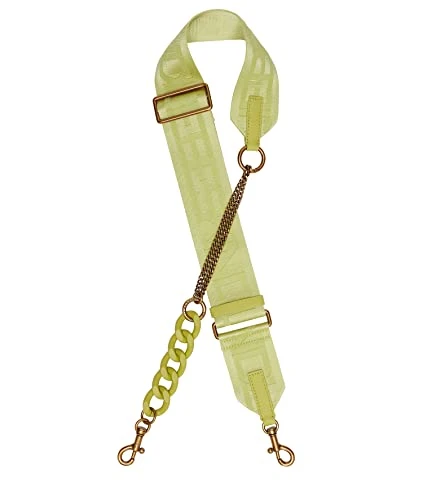 Women's Fancy 1 Shoulder Straps Long, Acid Yellow, OneSize
