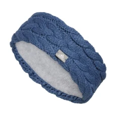 Women's Fashion Knit Headband, Wonder Steel Blue/Grey/Silver Metallic, One Size