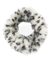 Women's Faux Fur Shawl Wrap Winter Stole Shrug Coat Cape Rhinestone Brooches for Evening Dress Party and Wedding